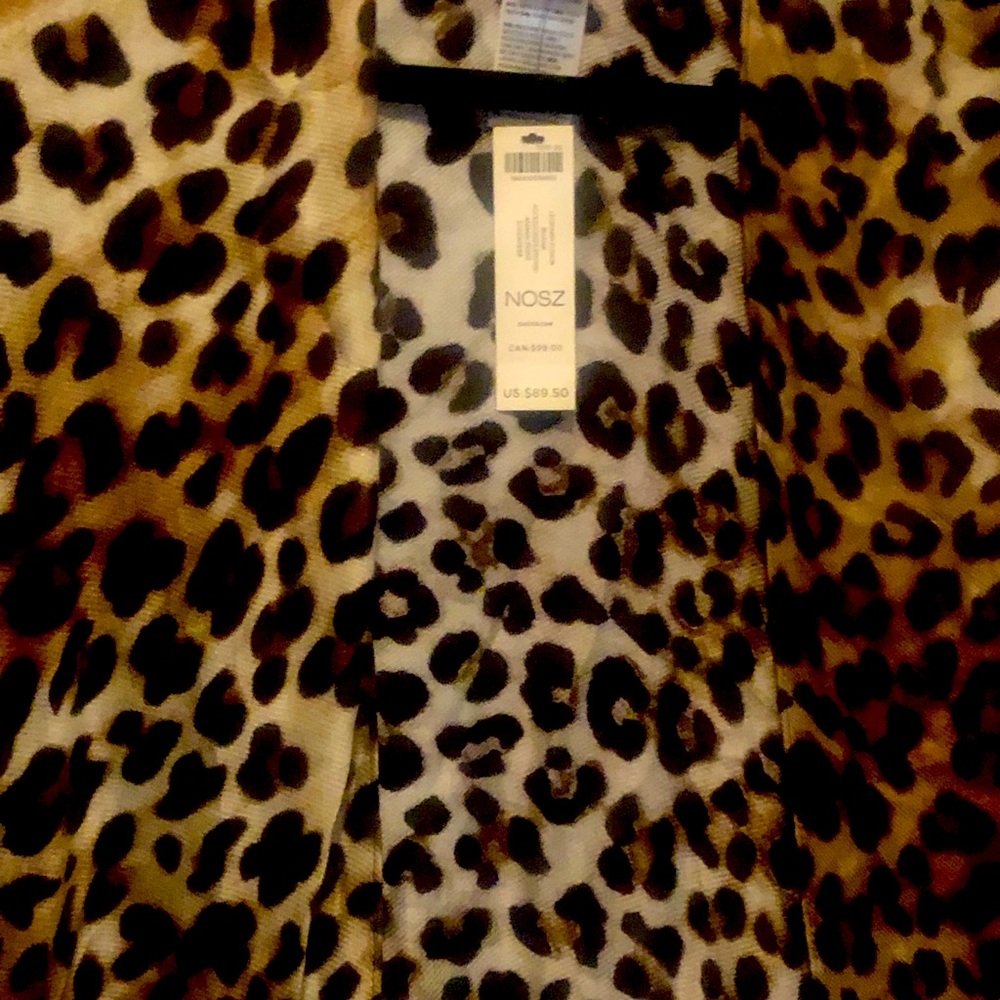 Animal Print Vest
